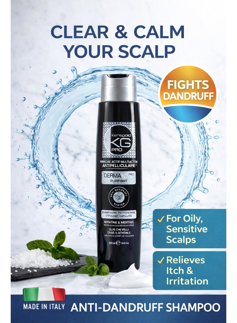 Keragold KG Pro Derma KC Pro Purifiant Anti-Dandruff Shampoo - Image 1